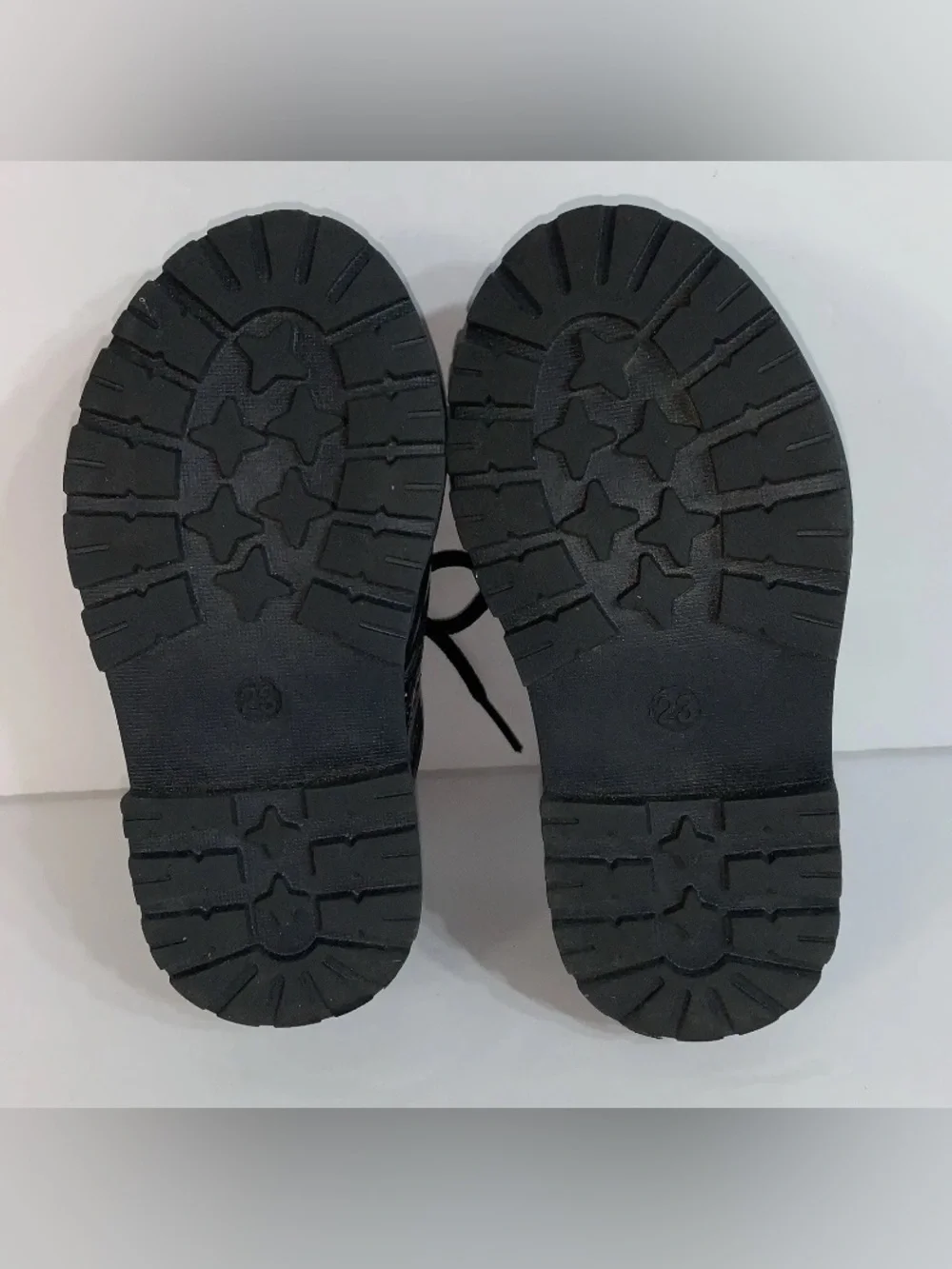 Boy's Girl's Classic Lace-Up Oxford Shoes  School Uniform Flats Loafer 6.5US/23E